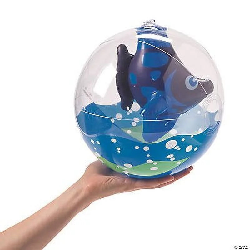 '- - Pieces Tropical 12 In Balls Favors Fish Beach Party Inflate