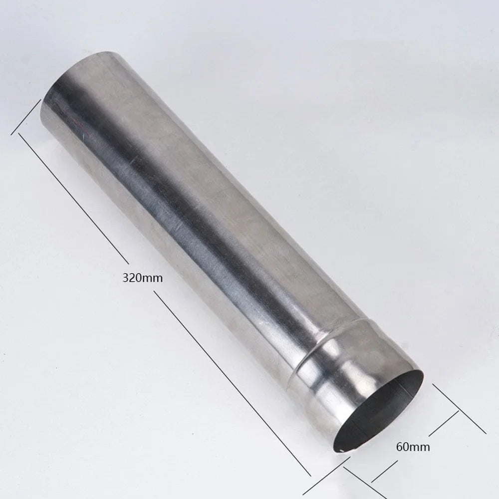 Heating Steel Chimney Firewood Tube, Stainless Tube and Stove Net Portable Tent moobody Stoves Accessory, Camping Chimney Camping Straight Bent for