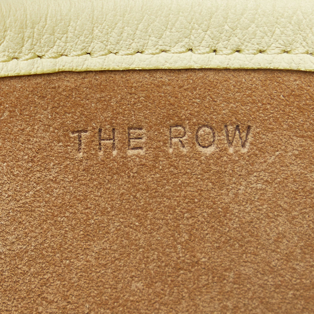 Park Pre-Owned The Tote Unisex Leather Row (Like New) N/S Authenticated Yellow Bag Tote Calf Medium