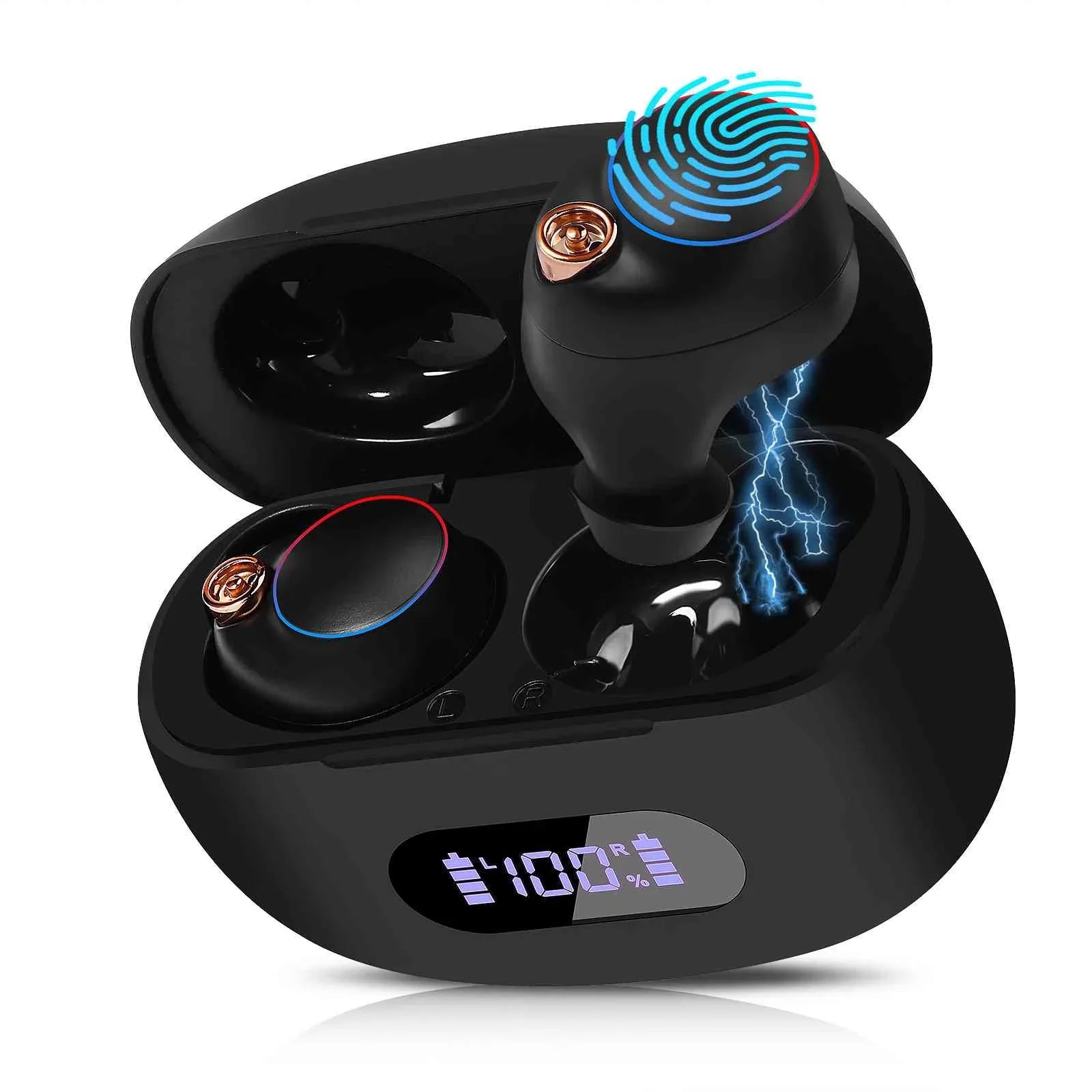 Connect, Black, Bass UrbanX Balanced, IPX5 + Water Earbuds Compatible Charging Boost (2023) Lenovo Y700 True Bluetooth with Case, Dual Wireless Bluetooth Legion Connection, Resistance, 5.2