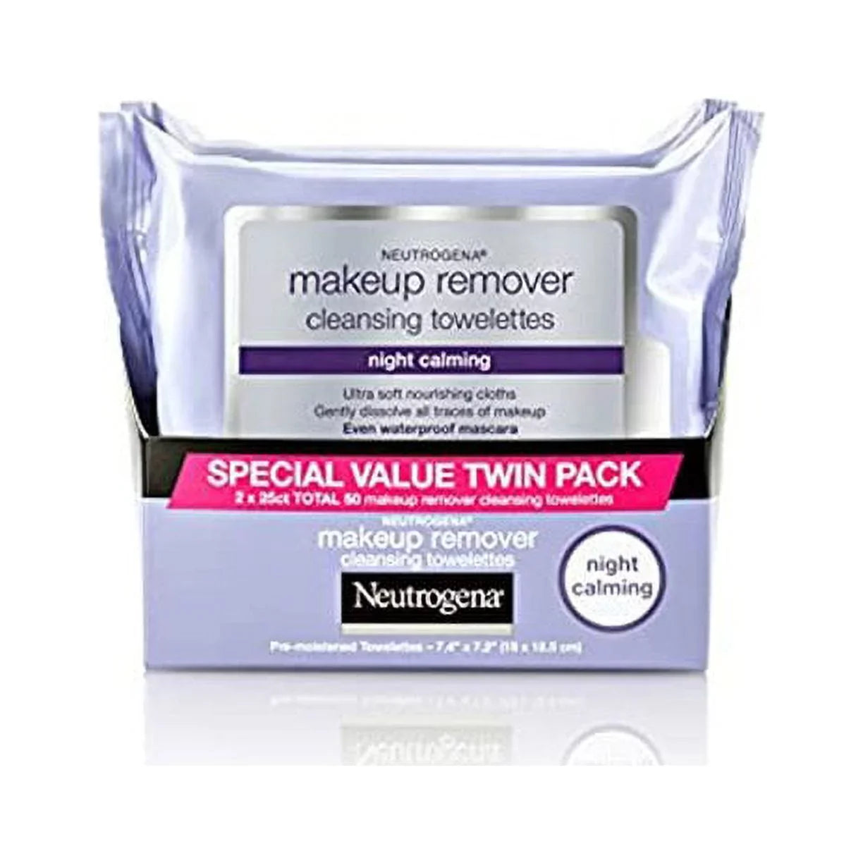 '- 3 Make-Up Neutrogena Cleansing Pack Each Towelettes 25 Remover