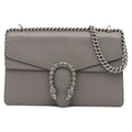 Unisex Authenticated Gray Calf Shoulder Leather Small Bag Dionysus Pre-Owned Gucci (Good)