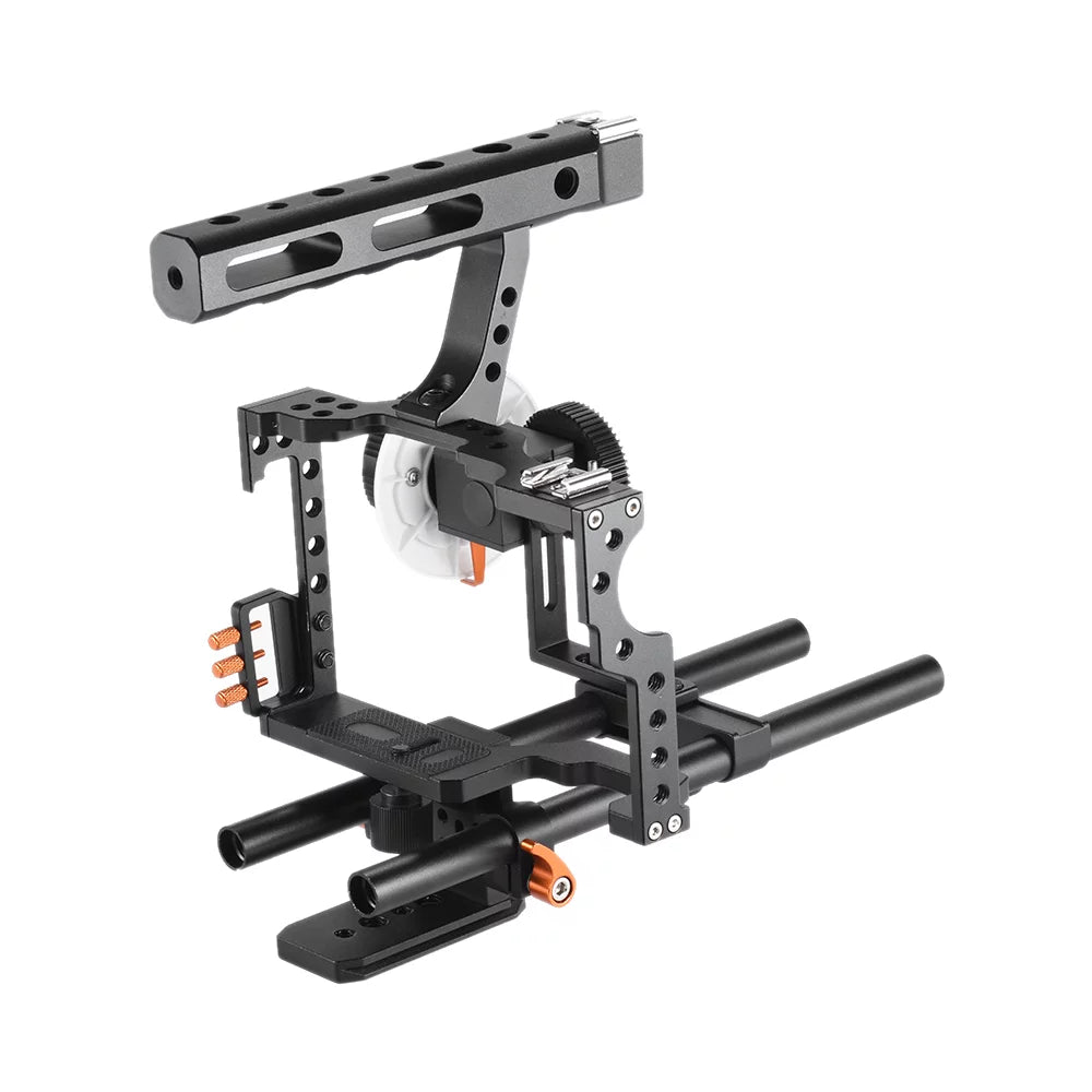 '+ + Aluminum Camera Camera Video Video Cage,Handle Alloy Alloy + Film + Aluminum Camera 15mm Alloy A7s/a7/a7r/a7rii/a7sii/a7iv Box Andoer 15mm Handle + W/matte Camera Box Kit + + Rod C500 + Handle