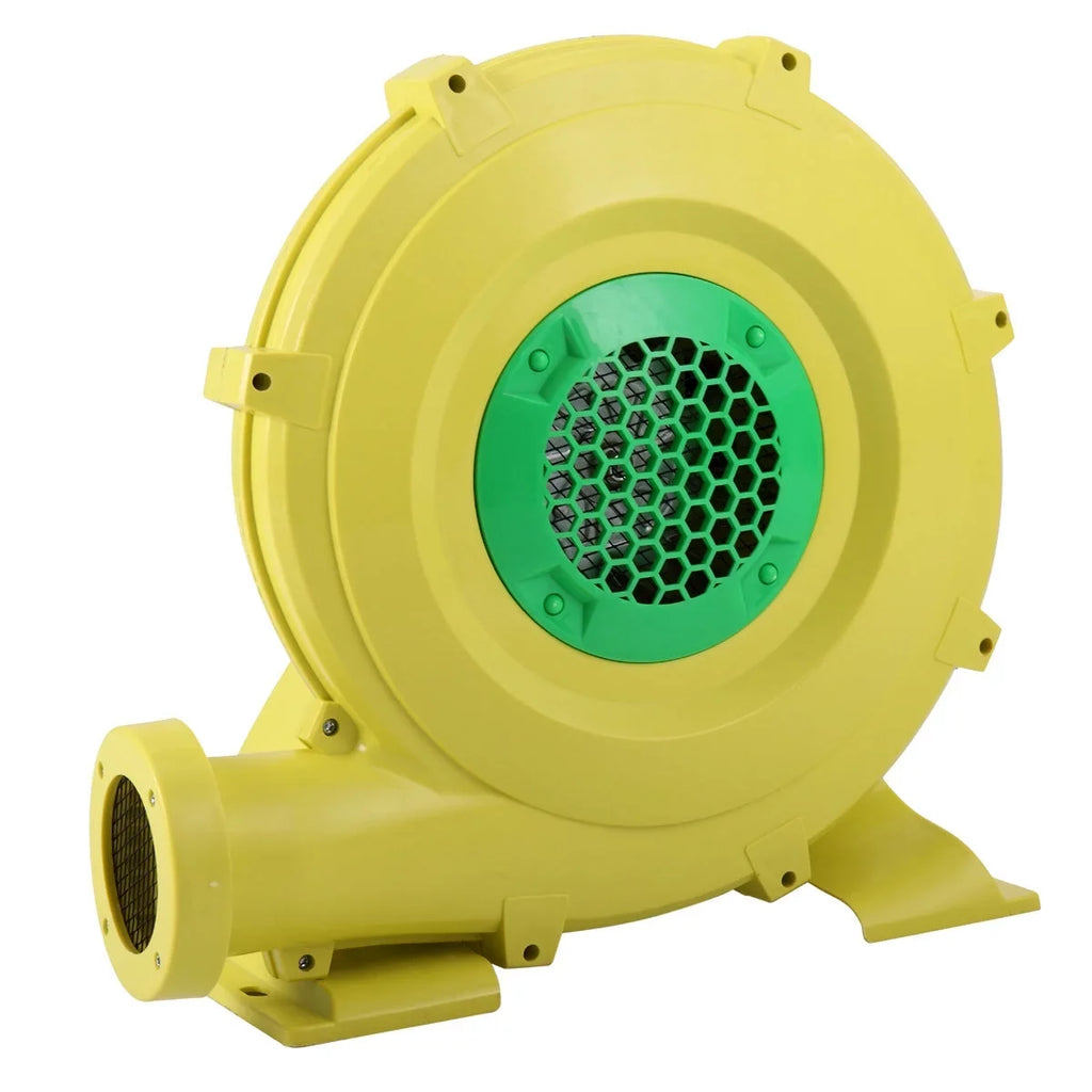 Portable Pump Slides, Inflatable for Green Fan Outdoor Blower, Yellow - Bounce and Air Castle, Indoor Safe, Water