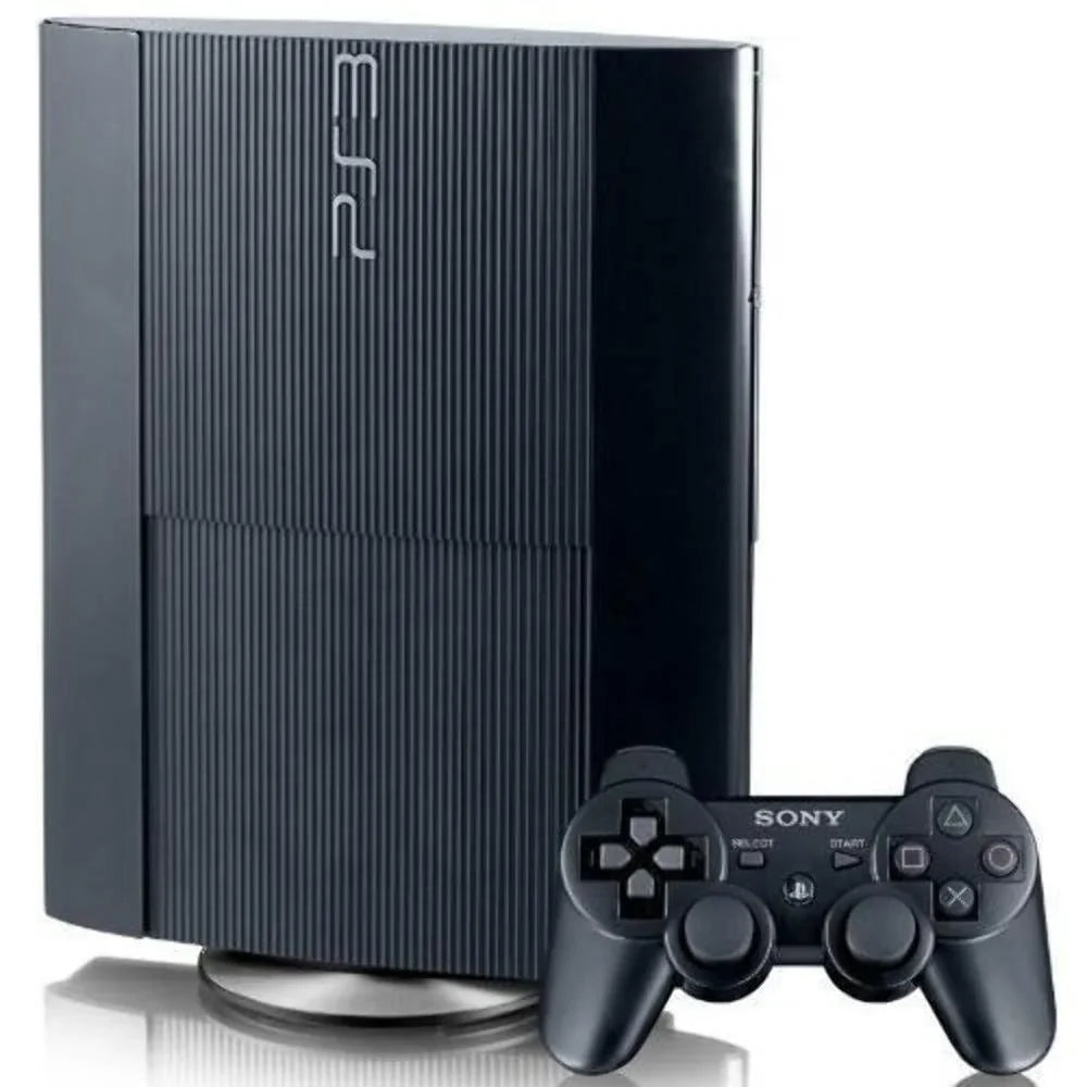 Sony 250gb Used Playstation Ps3 Slim 3 Console Super