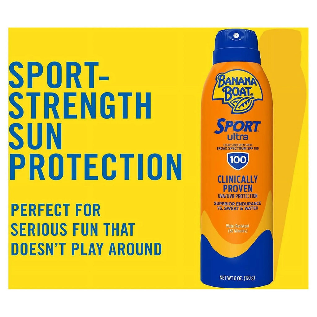 Spray Banana Ultra Sport Sunscreen Boat SPF 100 Clear