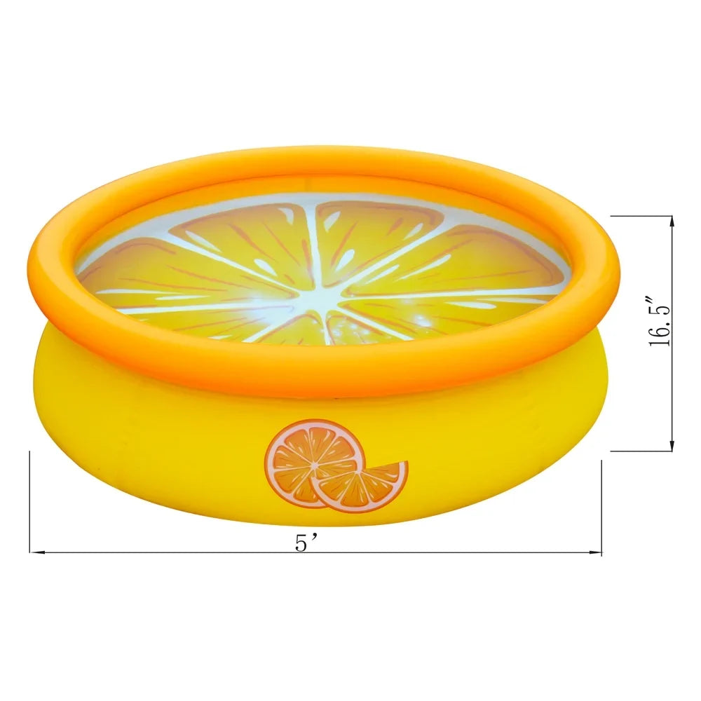 Prompt & Outdoor Inflatable JLeisure Set Orange (2 Pool Pack) Swimming