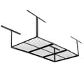 Mount Capacity, System, for Garage Titan 6' Rack, Storage 500 LB Metal 41" Loading with to Equipment x Height, 3' Organization Wire Overhead Grid Ceiling Attachments 20" Bikes Adjustable Storage Bins