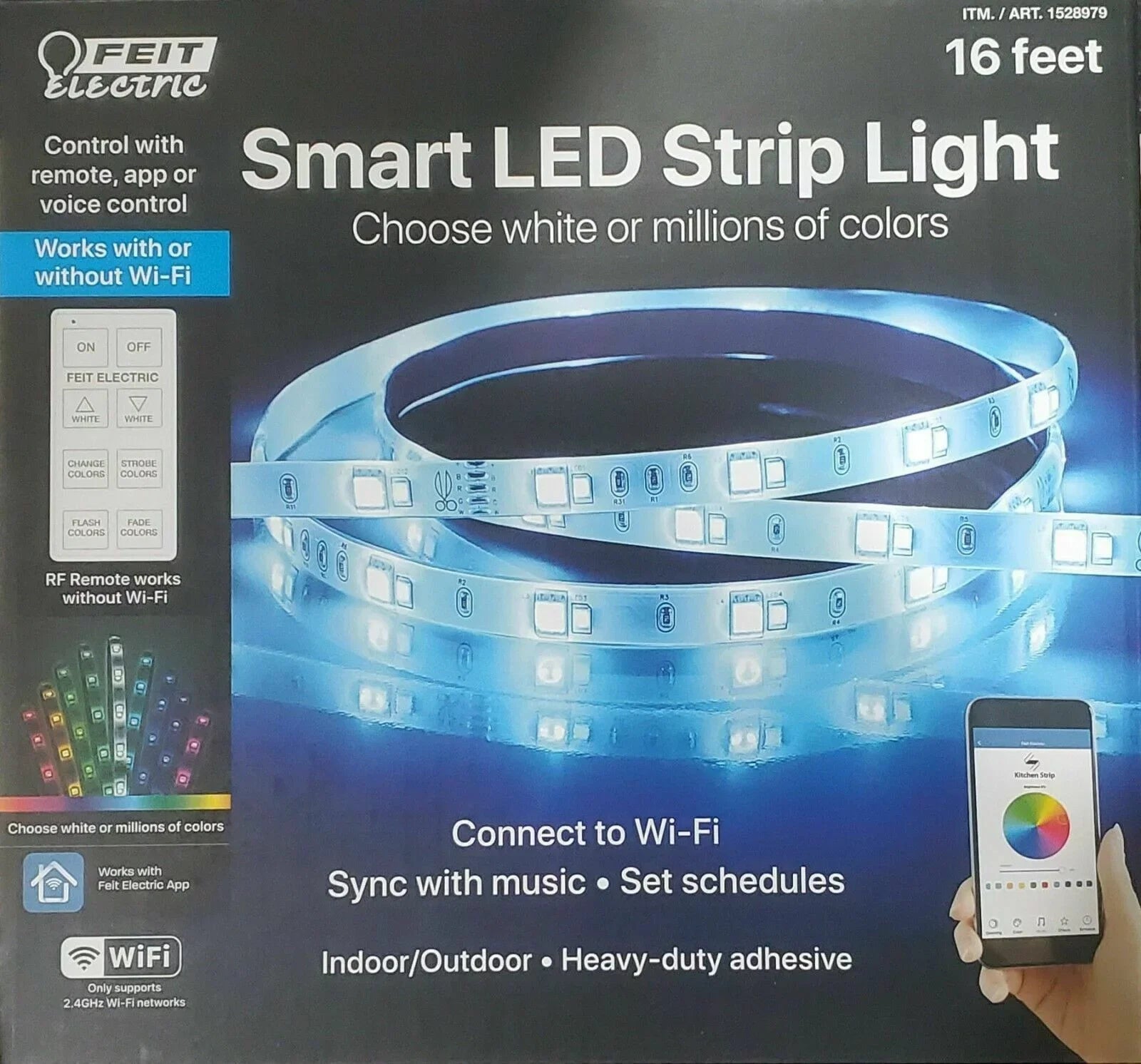 Strip Smart Feit 16' LED Electric Light Wi-Fi