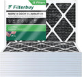 (12-Pack) Filterbuy Carbon MERV Pleated AC Filters with 16x20x1 8 Air Activated HVAC Furnace Odor Eliminator