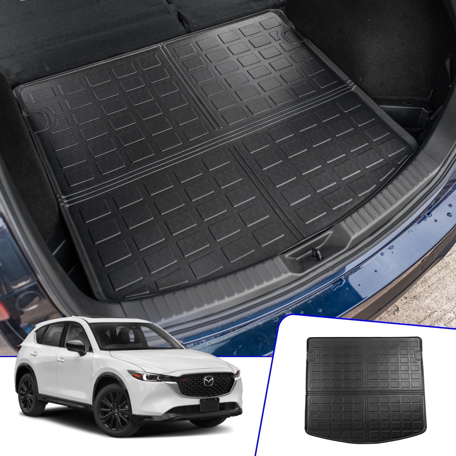Liner 2024 CX5 Mat Accessories Mazda All Weather Mat Cargo Mazda Trunk Trunk CX-5 Fit Liner 2023 Cargo