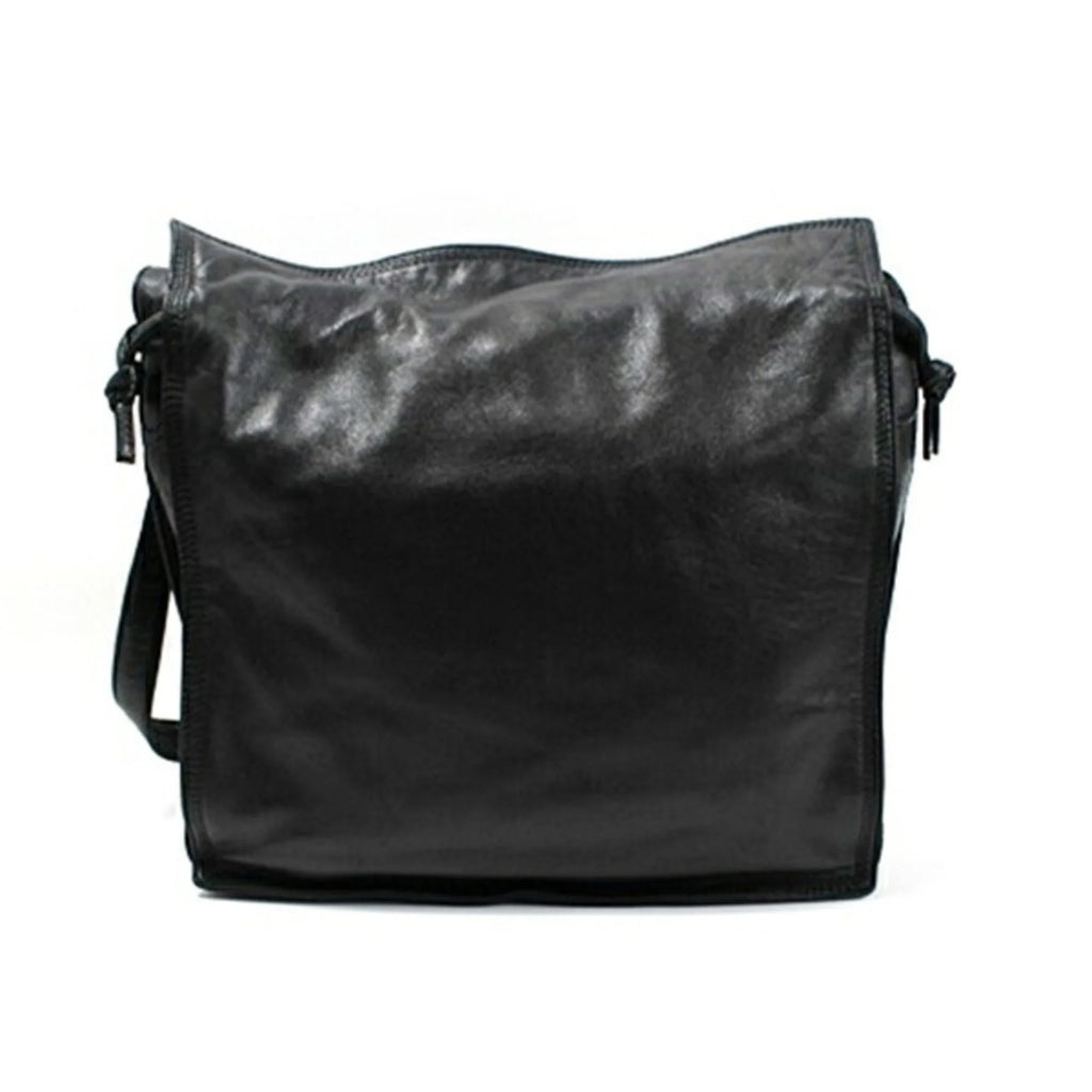 Anagram LOEWE Shoulder Pre-Owned Black Soft Women's (Fair) Leather Bag