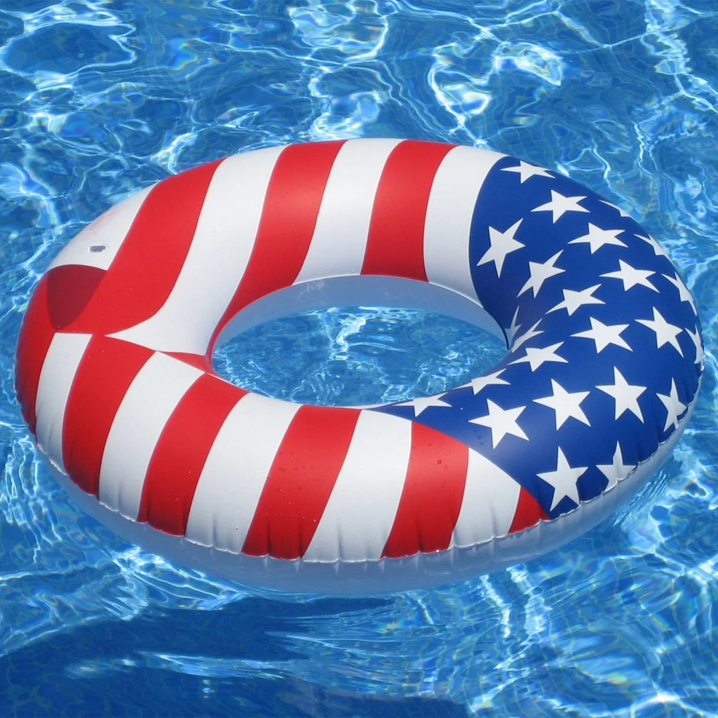 Flag Inch (12 36 Pack) Pool Tube Swimming Inflatable Swimline American Float