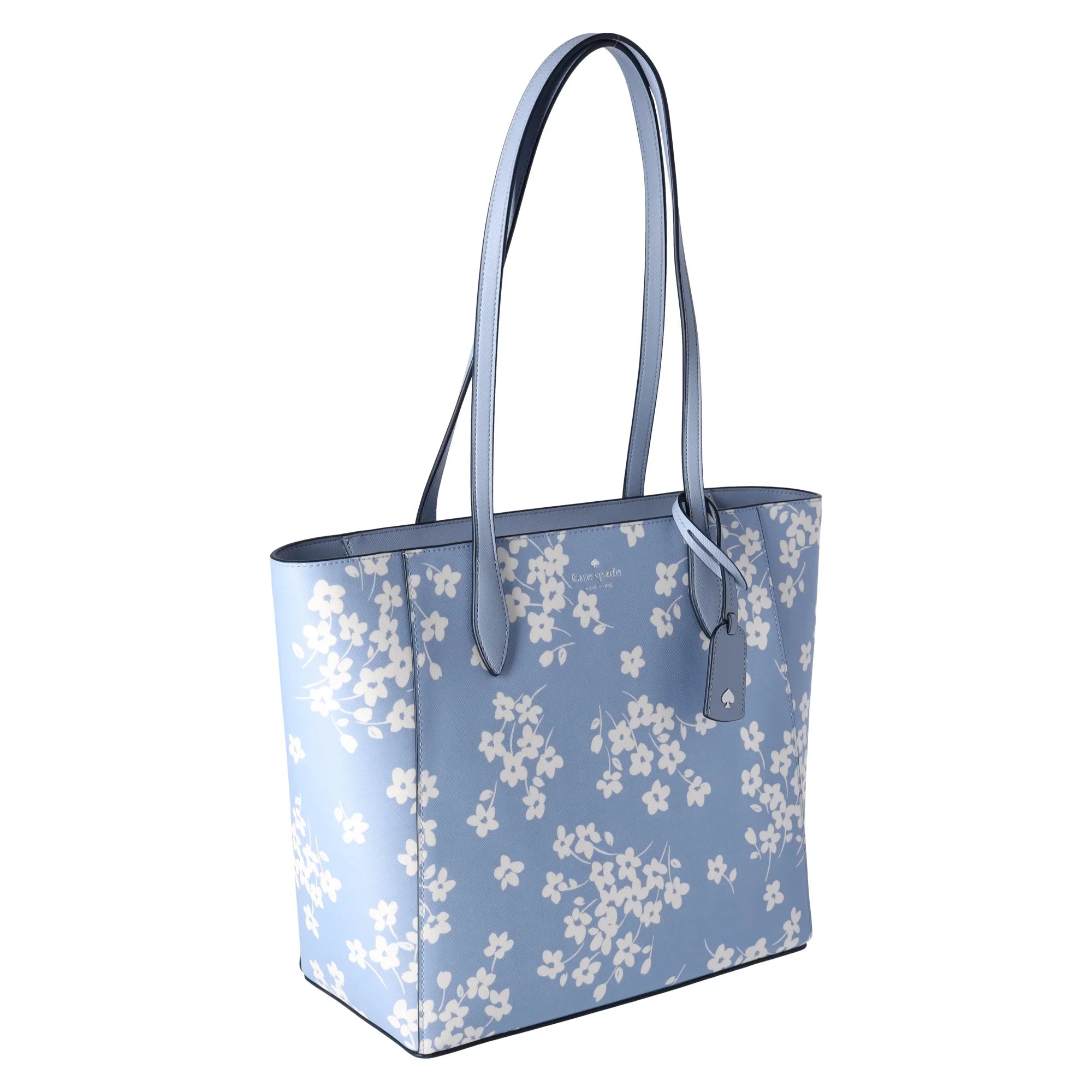 Seet Kate New Bag Flora Shoulder Tote Dana Spade Work Purse Muted York Blue