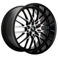 Wheel 5x112 16MB Face Lace With Gloss Machined +45et 17x8 Konig Black