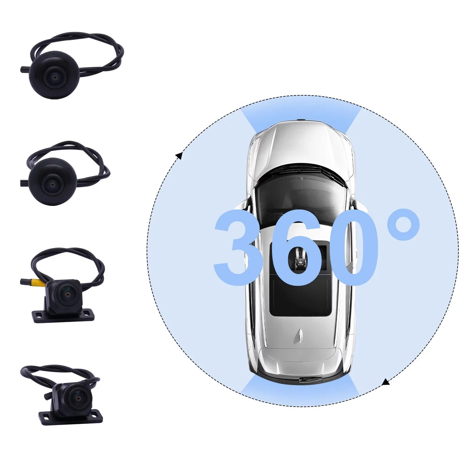 Image Lens 360¡ã Rear Video DVR Sensor Car Cam Recorder FETCOI Dash Camera CMOS