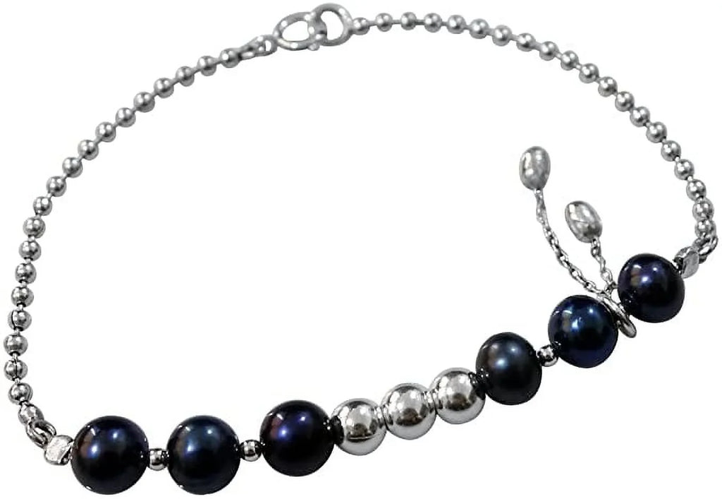 Designer Pearl Party Handmade String Bracelet Jewelry, for Women, Fashion Gemstone Bracelet 925 Silver Gift Of Sterling Bracelet, Beads