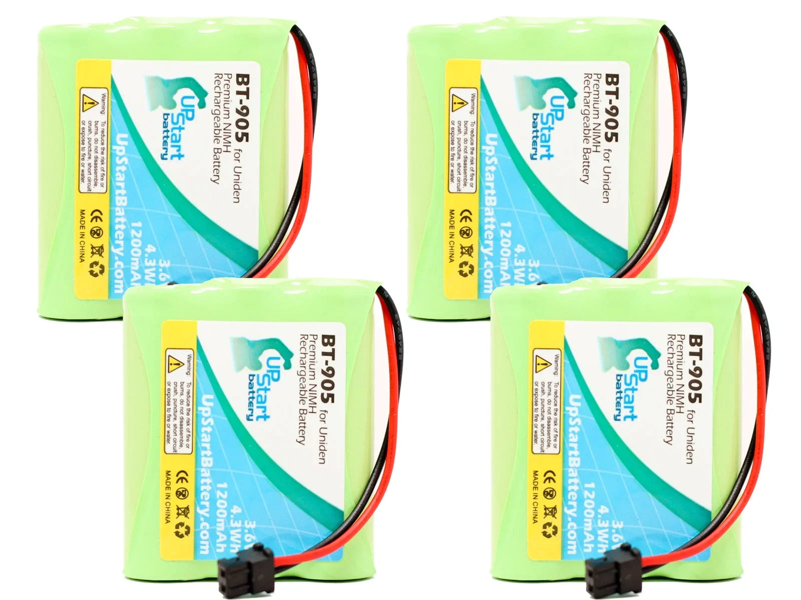 UpStart Phone Battery for Replacement Battery 4x (1200mAh, Energizer 3.6V, NI-MH) Energizer Battery Pack - - Cordless P3702