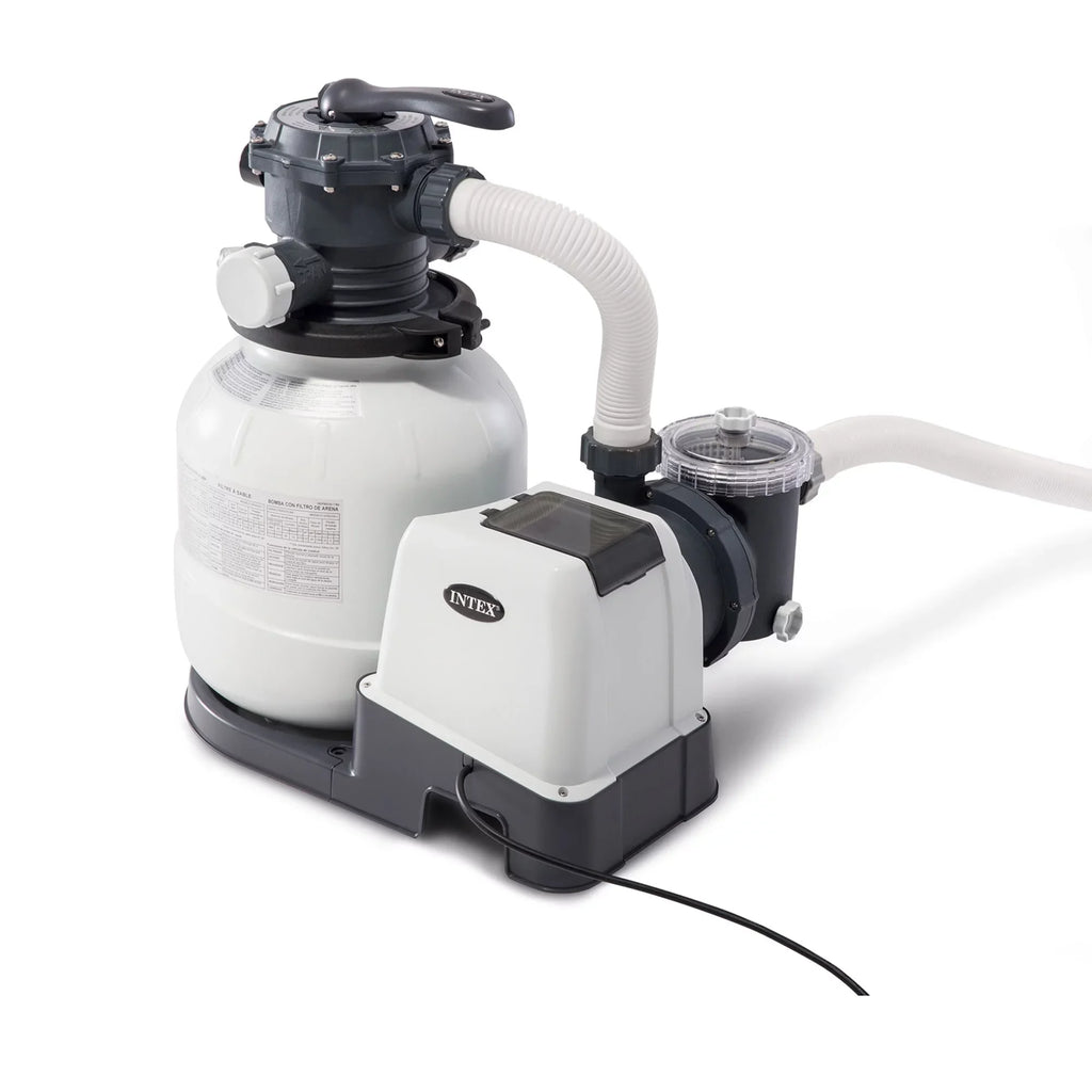 Robot Ground Above Pool Vacuum Pump 52" with Set XTR x & 18' Ultra Intex
