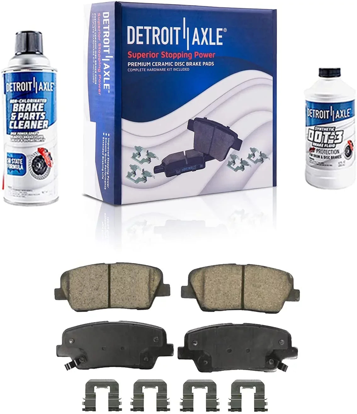 4 - Santa Kia Replacement 2014 2010-2012 Detroit 11-14 Sorento, Front Hyundai Pads 2013 2010 Pads Brake Ceramic Axle Rear and Fe, Brake for 2012 2011