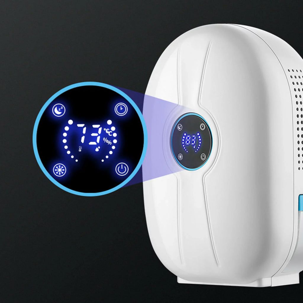 Air Dehumidifier Bedroom Dryer Remote Home Moisture Control Damp Free 500ml Mini