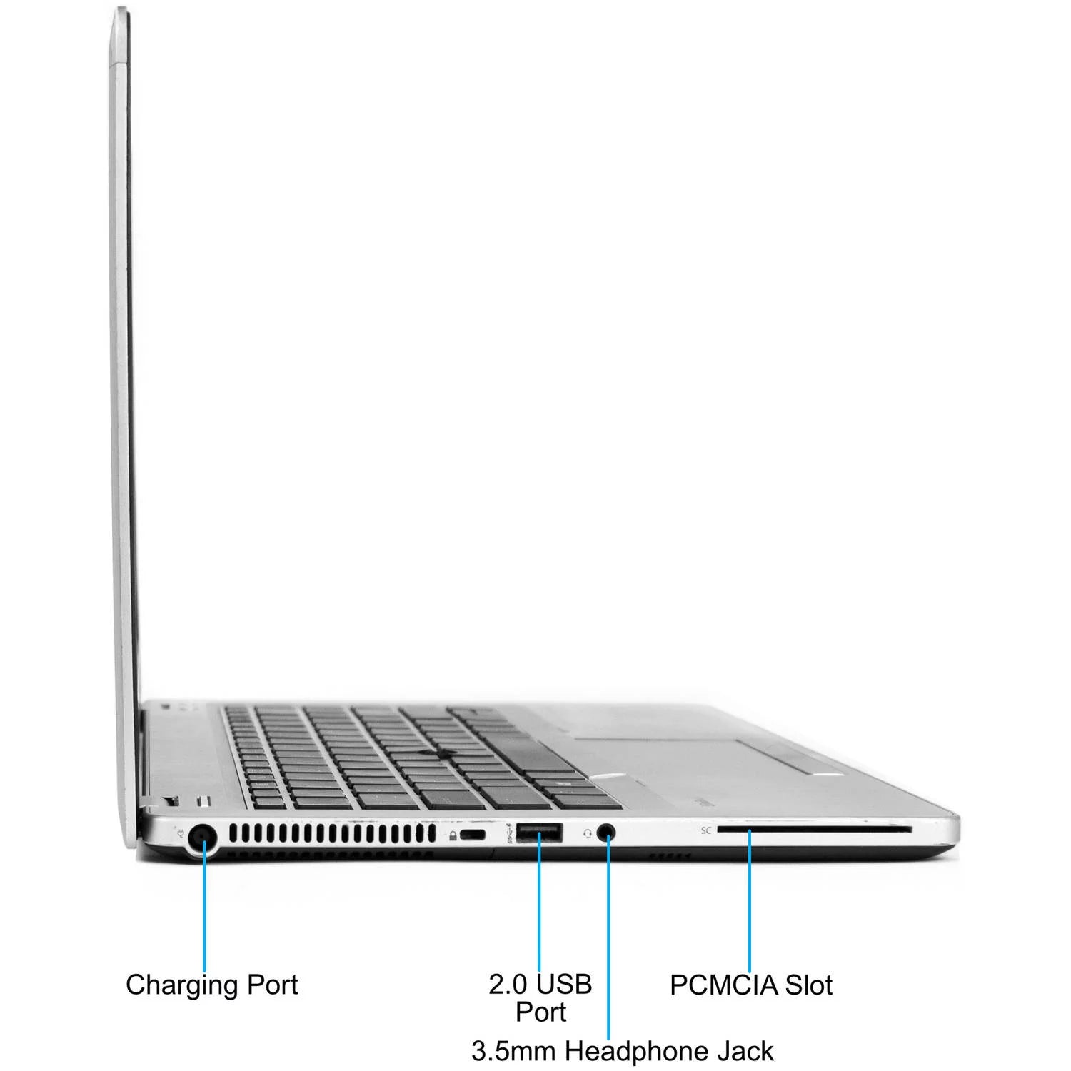 Restored i5-3437U Silver Memory, Processor, PC with 4GB Folio Drive (Refurbished) 10 HP Windows Core 128GB Intel Laptop 14" 9470M State Solid Pro and