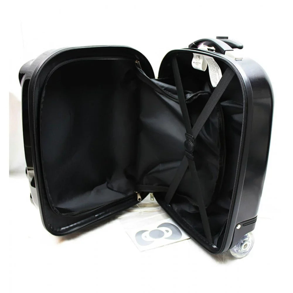 (Black) Rolling Kitty Hello ABS Luggage #82338