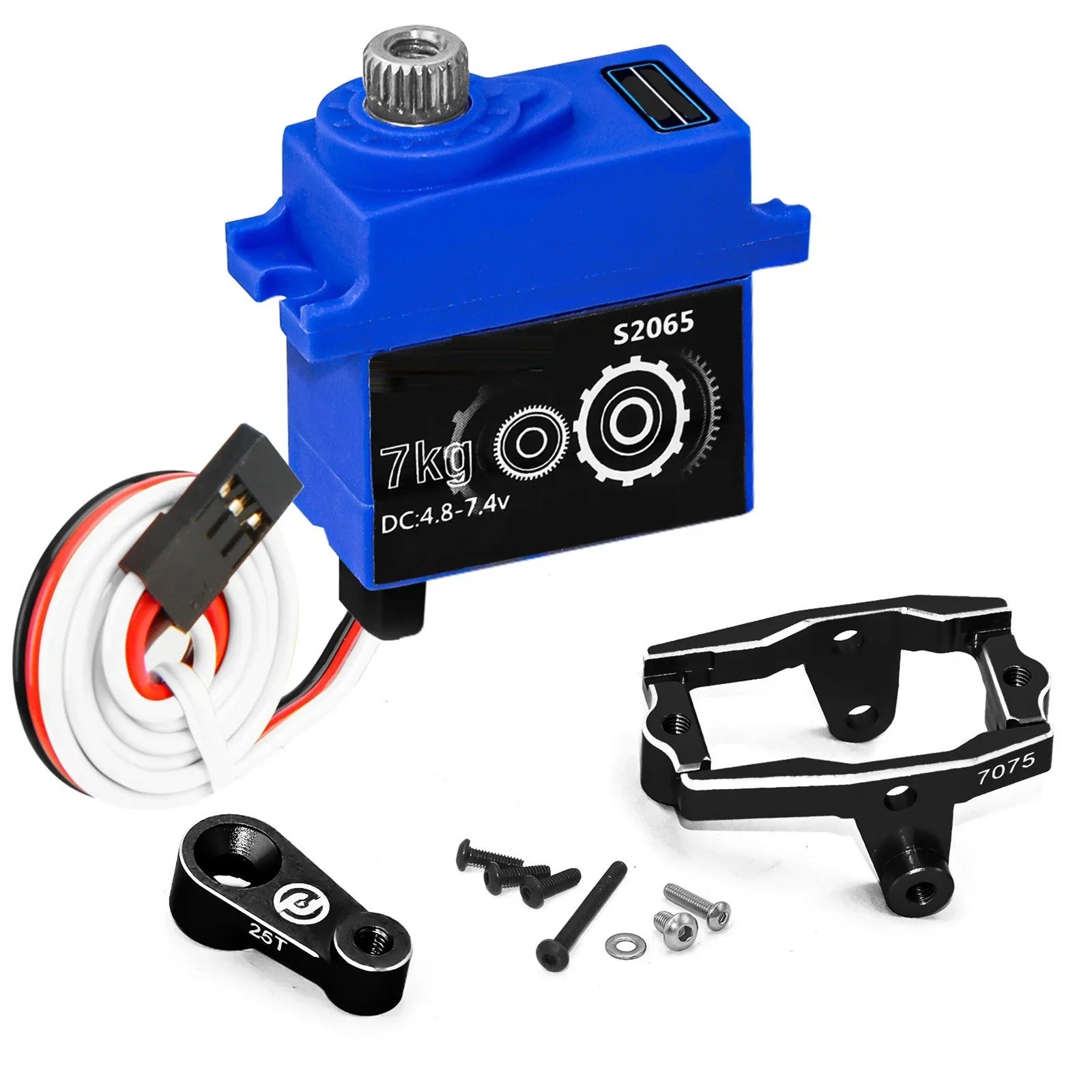 Clearance 1/18 Servo Mount Metal Servo Horn TRX4M Parts Saving RC Digital Season for 2023RC Micro Gifts Servo Holiday Upgrade and Car Gear with Servo