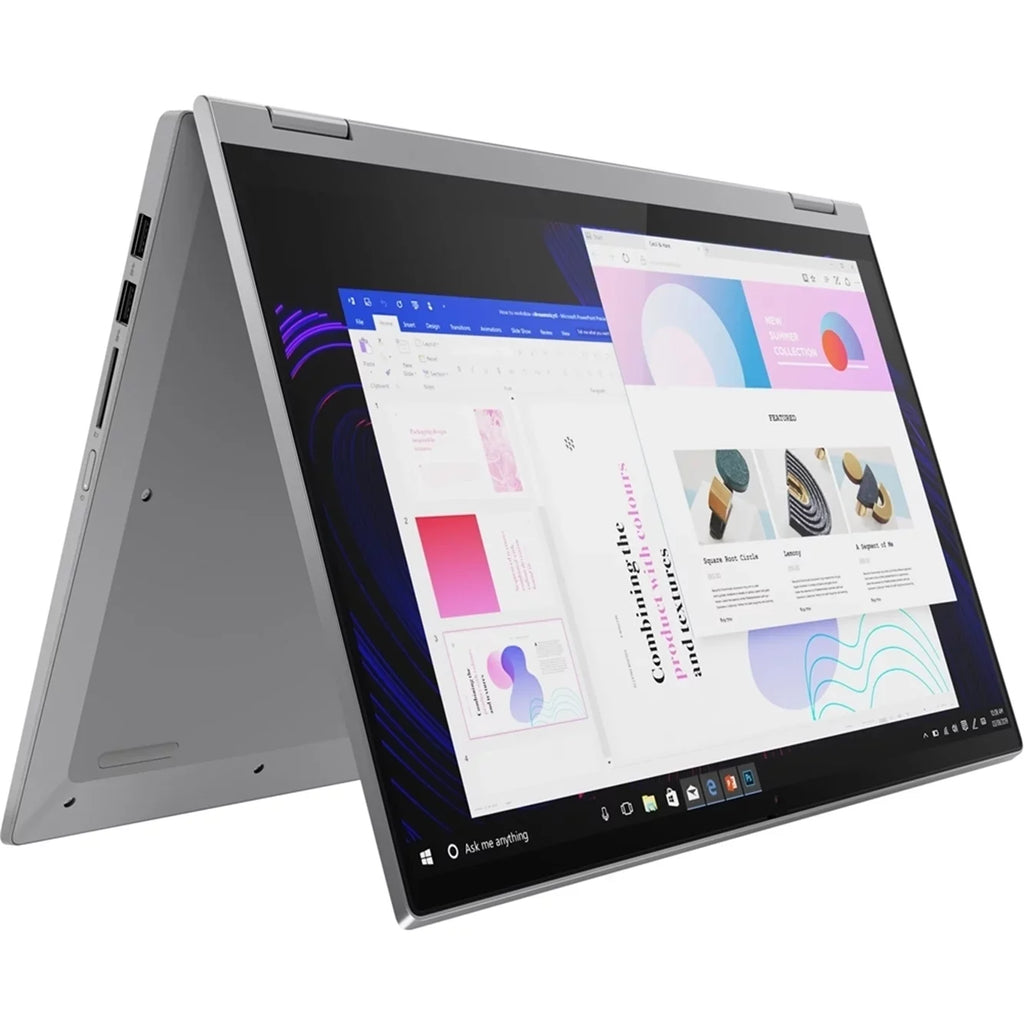Grey X41.0GHz 256GB Win10,Graphite Flex 8GB Lenovo 15IIL05 (Used) 15.6" Touch