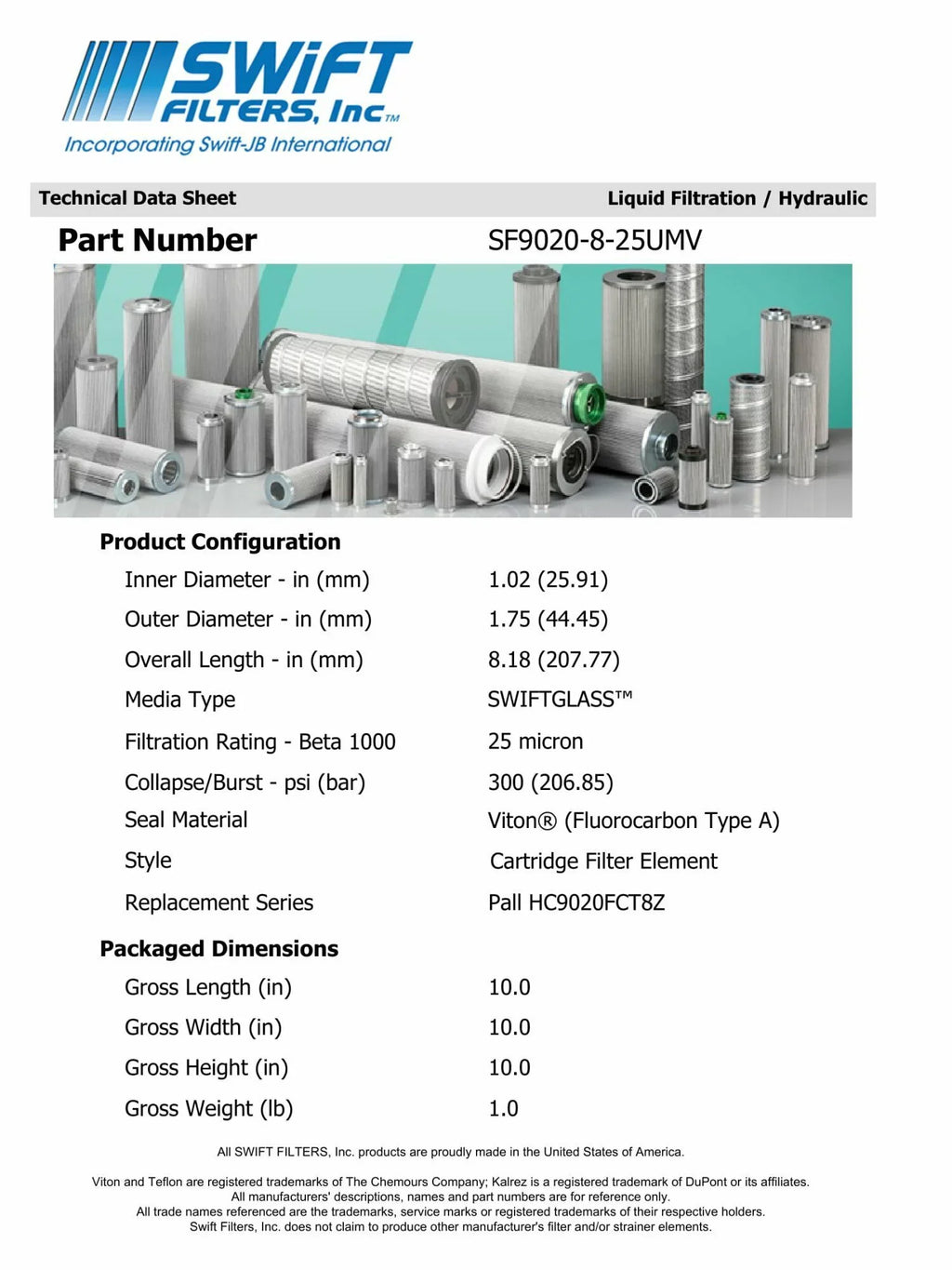 Construction KOGYO Element Direct Filter Microglass Cartridge Micron Interchange P-TM-3-25C for TAISEI 25