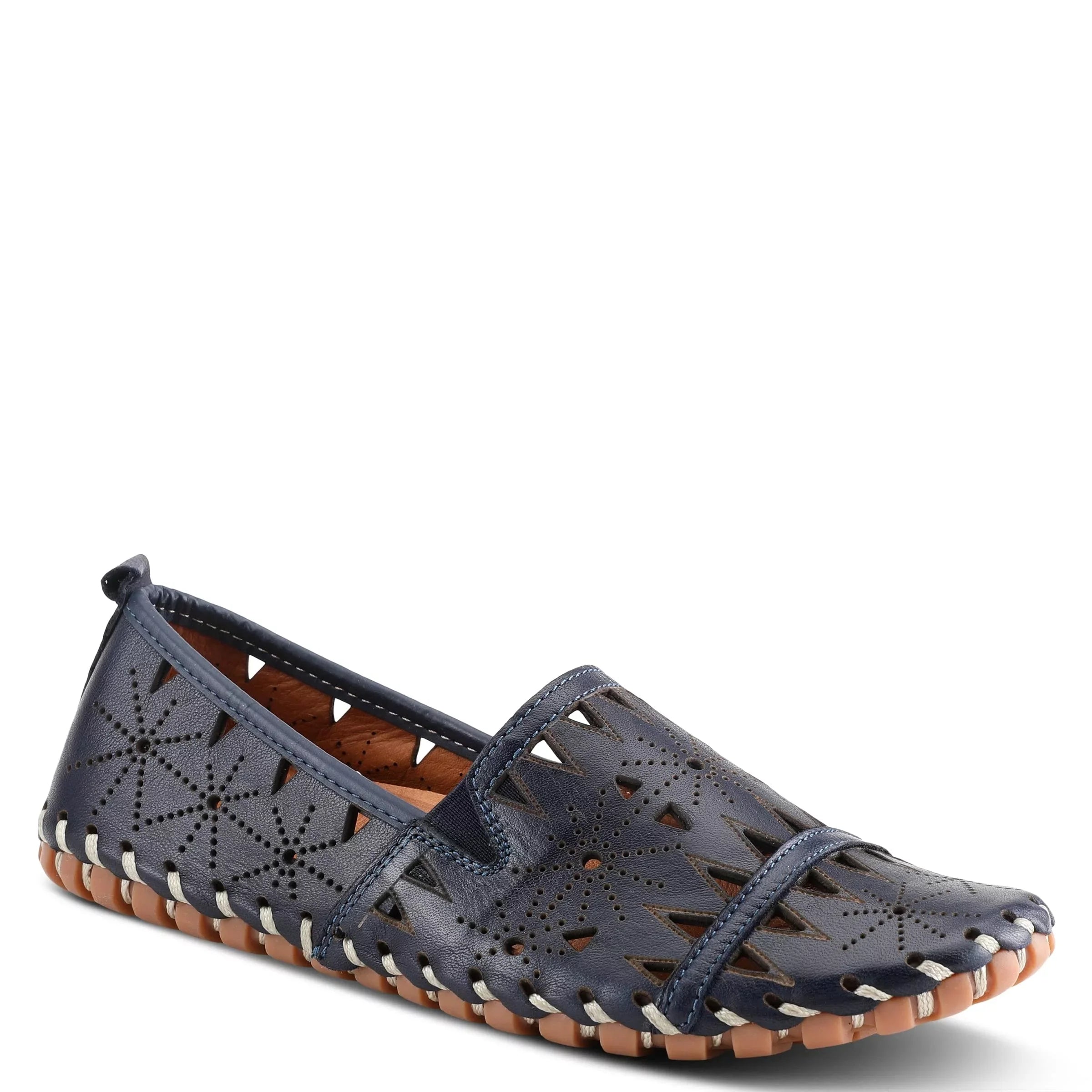 (US Fusaro Women's EU 6.5-7) Navy 37 Step Spring M