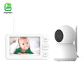 Display 1080P Capacity MAMON 5" with Remote Battery Monitor Two Audio Way Large HD Talk and Video Camera Baby PTZ