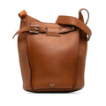 (Good) Bag DrawstringBag Unisex Bag Celine Calf Bucket Bucket Pre-Owned Big Brown Leather Authenticated