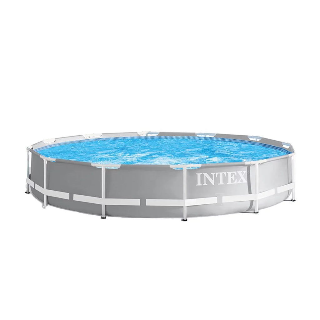 12' with Pool Prism Ladder Swimming Ground 48" Bundled Above x Ground Frame 30"