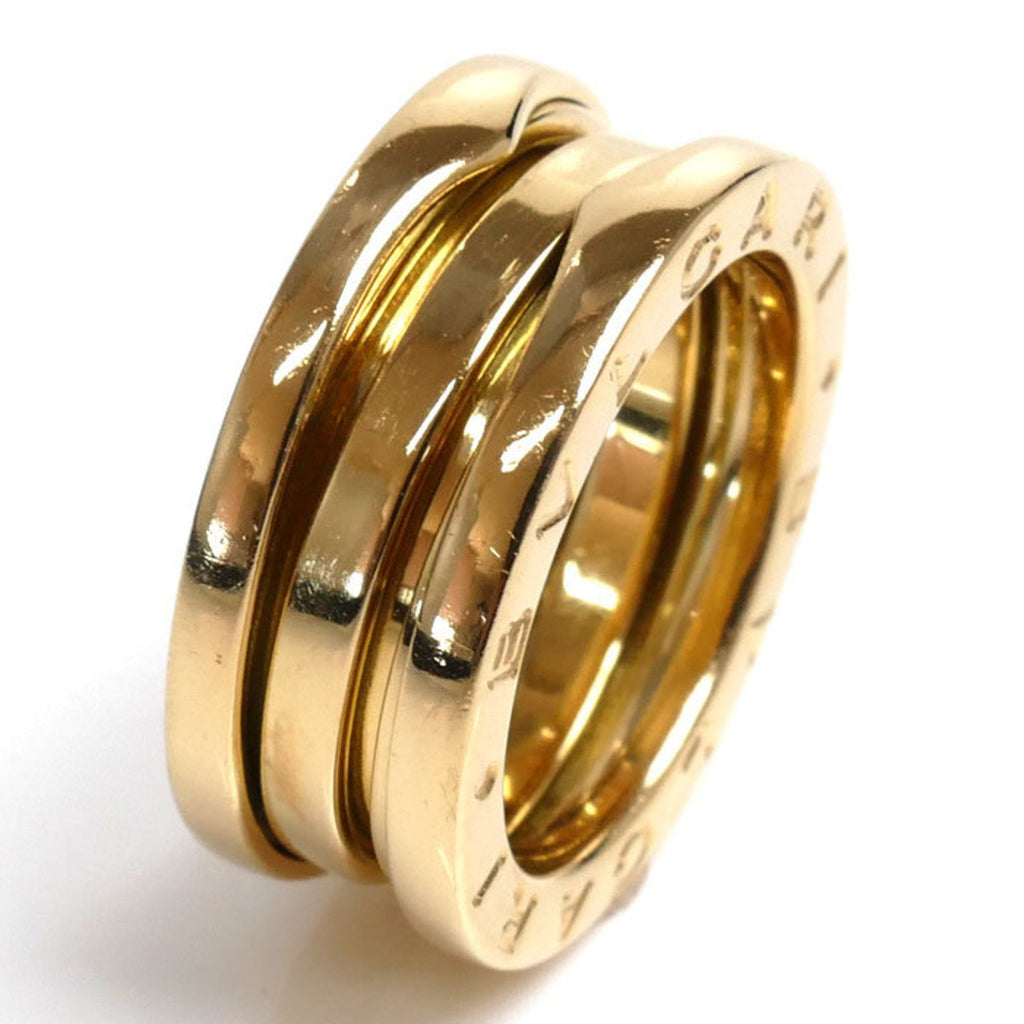 Bvlgari Pre-Owned Ring, Three-Band Gold Women's Yellow BVLGARI B-ZERO1 7.7g, (Good) K18YG 47, Size 6.5,