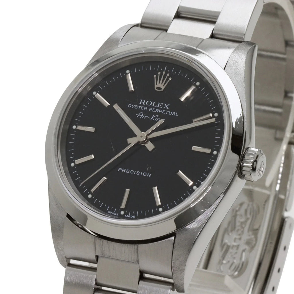 Steel ROLEX Pre-Owned Rolex (Good) Air Watch King Men's 14000M Stainless SS