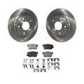 Semi-Metallic K8F-101813 Rear For Kit Honda Brake Civic Auto Disc Acura Transit CSX ILX Pads - And Rotors