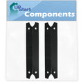 Porcelain Parts Burner 8106320B - 3/4" Bar, Replacement Tent Grill Shield Heat for Barbeque Compatible 2-Pack Charmglow Tamer, BBQ Vaporizer Plate Steel Bar, Flame Flavorizer Cover 17