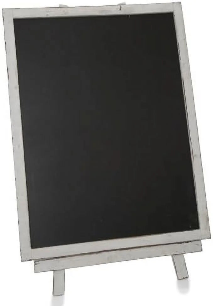 Easel, Wooden With White Chalkboard Worn