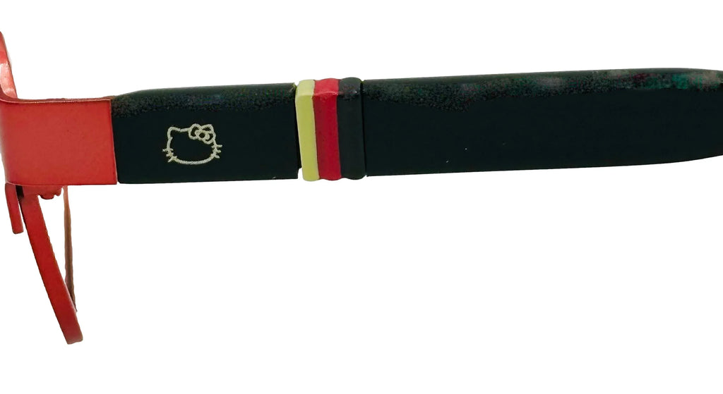 Kitty Kids Metal 1 280. Eyewear 49mm Rectangle Hello Red Frame.