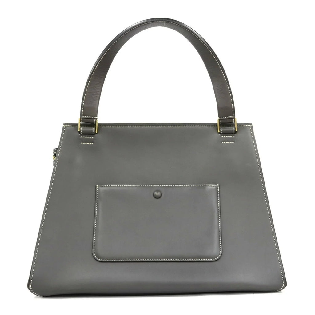 Pre-Owned Ladies Handbag Gray Celine CELINE (Fair) Edge