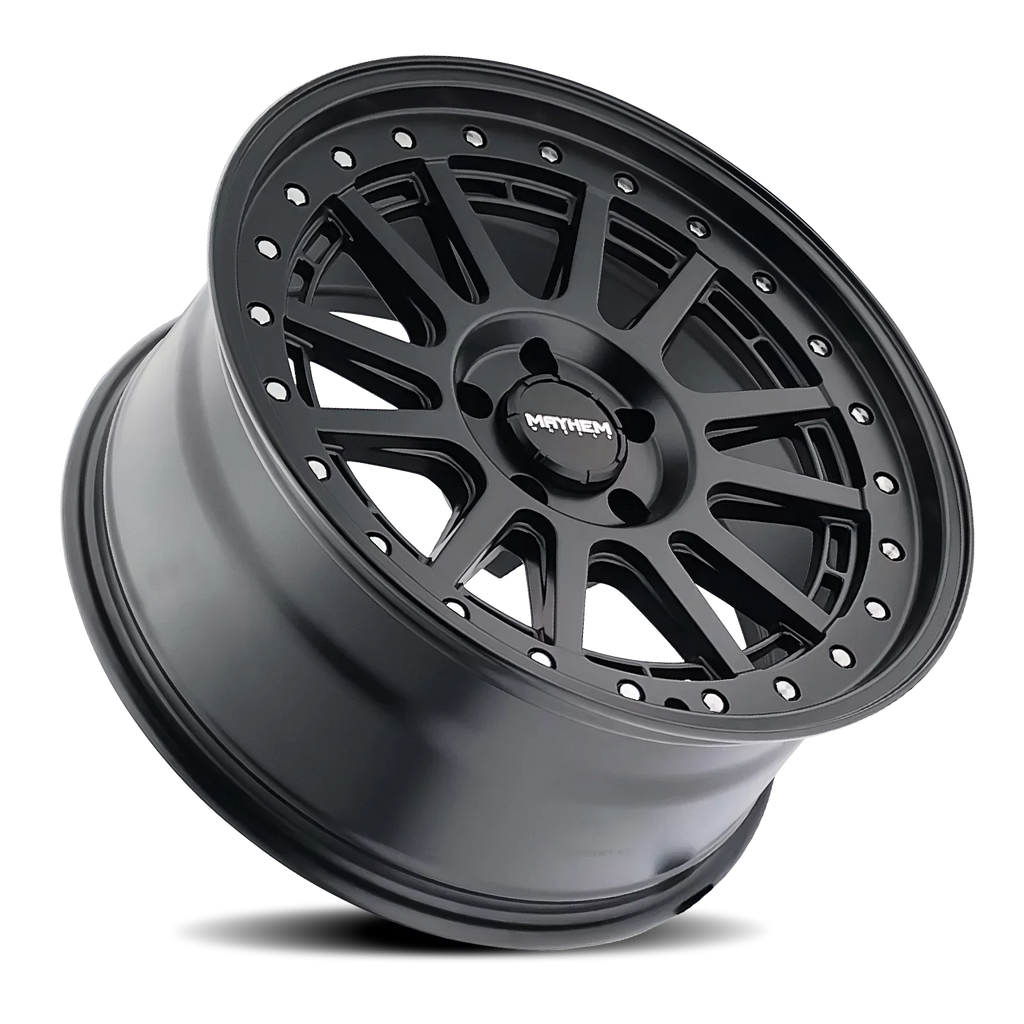 Compass 20x9 Matte Mayhem (0mm) 6x5.5 8305 Black Wheel