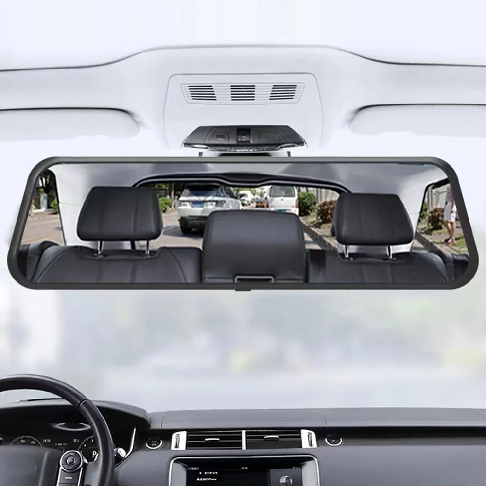 Dash Rear Inch Angle - Wide Monitor, Dual Loop - Front Cam Recorder Parking Detection Support, Camera Motion DVR & Collision Driving - Locking Night-Vision, 1080P 9.66 Touchscreen