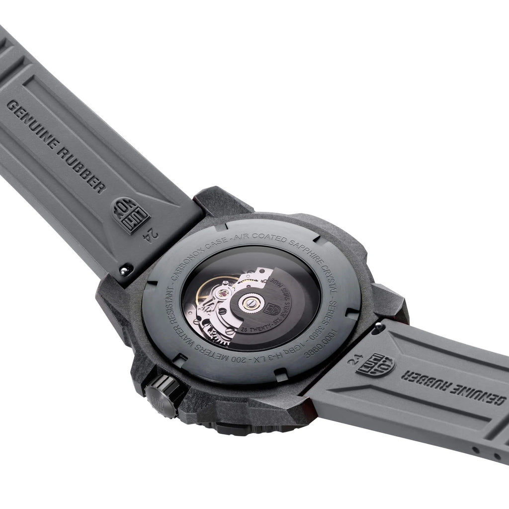 Men's Strap Master Rubber Grey Watch XS.3862 Carbon Seal