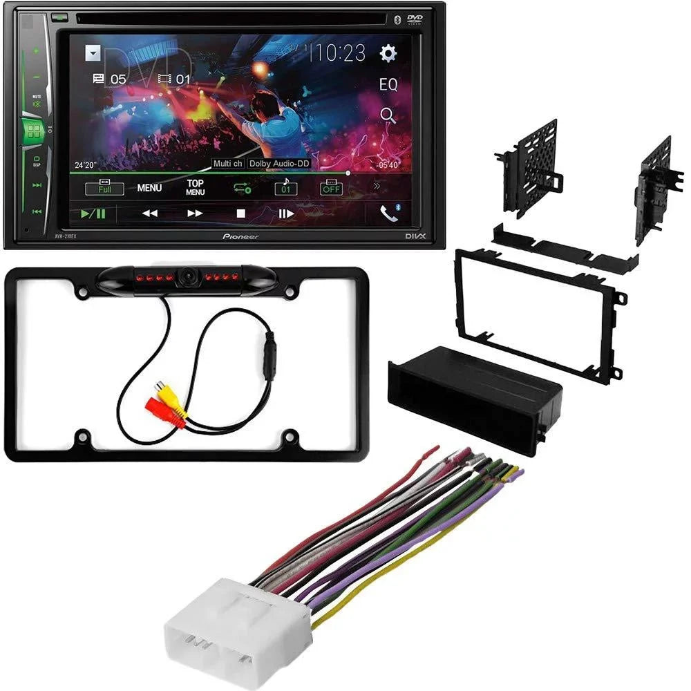 Kit/in-Dash Receiver Touchscreen XL-7 with AM/FM for KIT4886 DVD/CD Car Bundle Pioneer AVH-241EX 2001-2002 Suzuki Bluetooth/Backup Camera/Installation Media DIN Stereo 6.2" W/ Digital Double