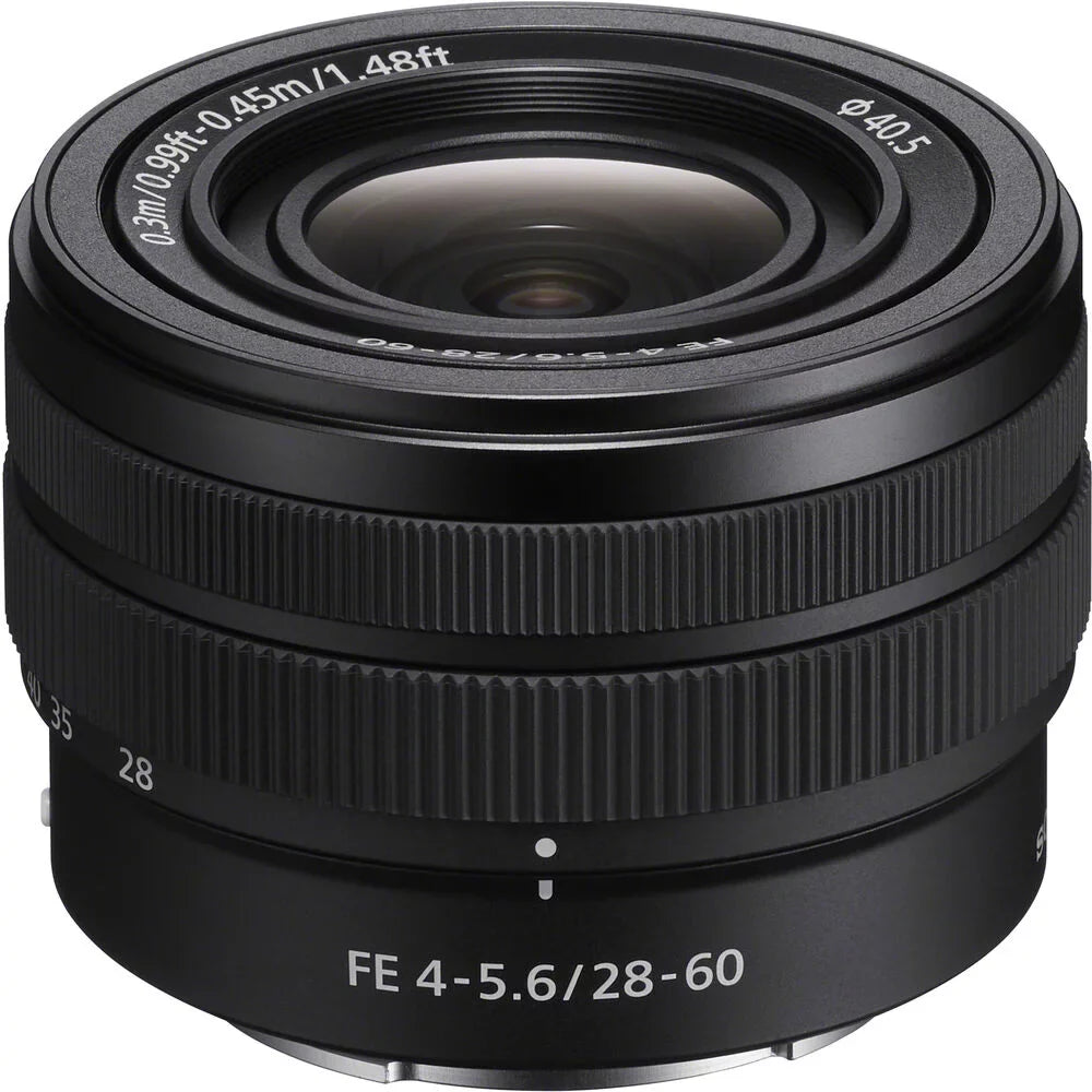 Camera +3 PC Lens+24mm f/2.8 (Silver) G Sony Lens Filter +64GB with Mirrorless 28-60mm a7C