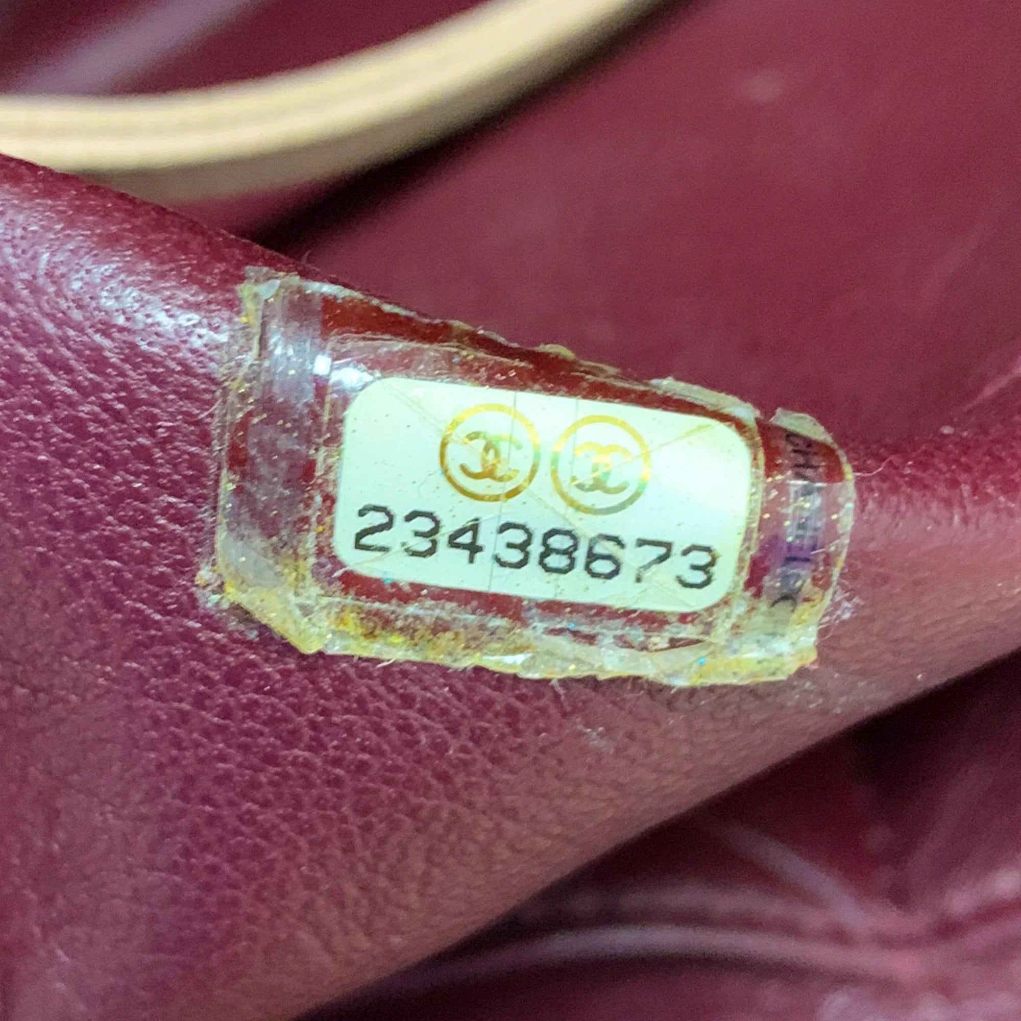 Pink Unisex Tote Chanel Business Shopping Pre-Owned (Good) Affinity Authenticated Bag Caviar Tote Leather