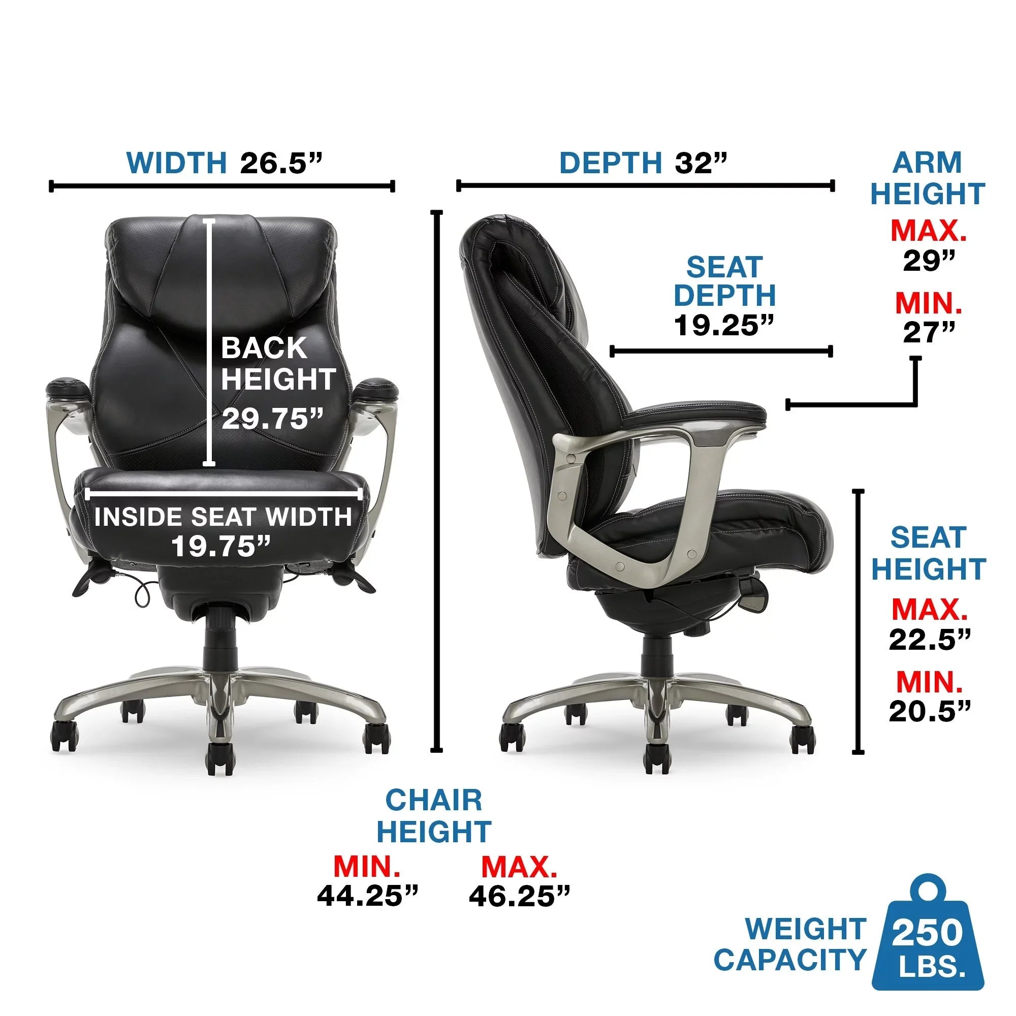 Executive La-Z-Boy Cantania with AIR Black Technology Office Chair
