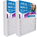 MERV WICKED AIRX 1500 by 13 MERV to FILTERS 16x25x5 2200 16x25x5 Made Ultravation - Comparable 91-005 FPR MPR USA Filter AIR. Compatible Premium Furnace Air & with Filter CLEAN 13 9