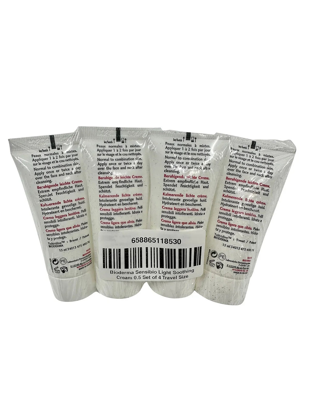 Travel Size Cream 0.5 Types Set Bioderma Sensibio 4 Light Soothing Skin of All oz